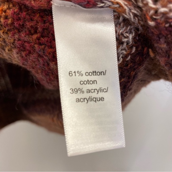 Striped criss cross neck sweater- Maurices - Picture 4 of 4